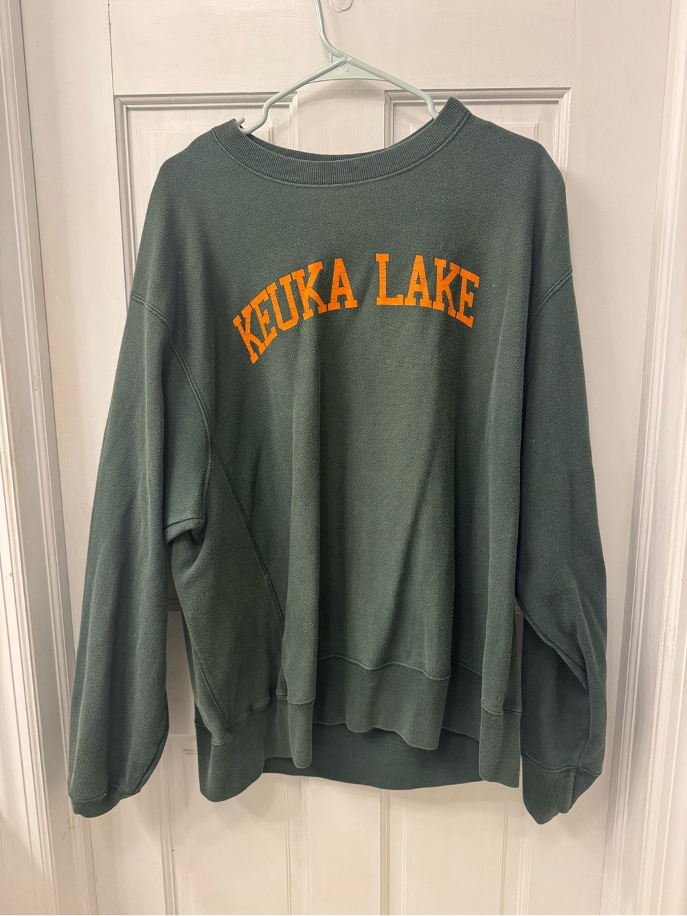 Champion Green Keuka Lake Graphic Crewneck Sweatshirt